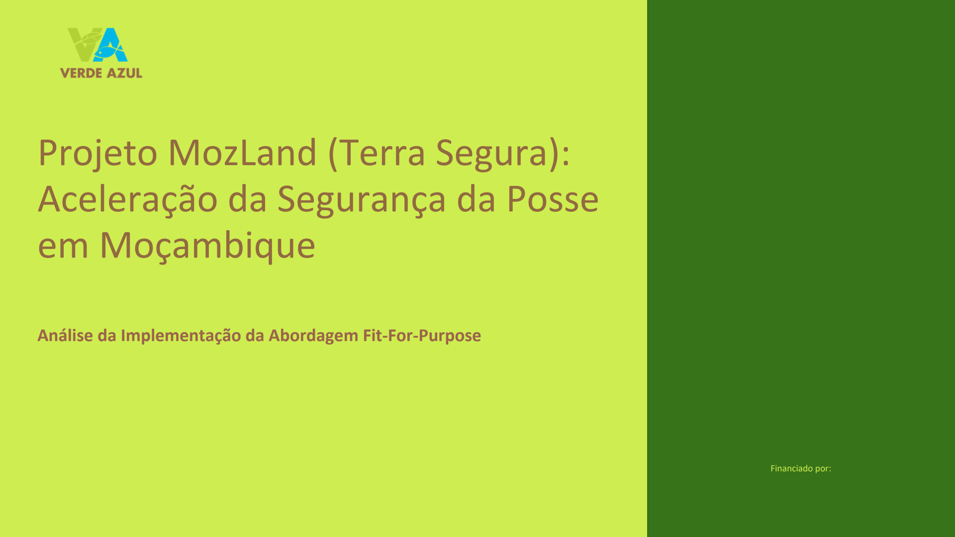 Projeto MozLand (Terra Segura)